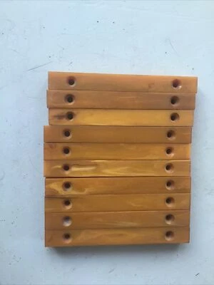 £100 • Buy 10 No Original Art Deco  Bakelite Door Handles From The 1920/30s