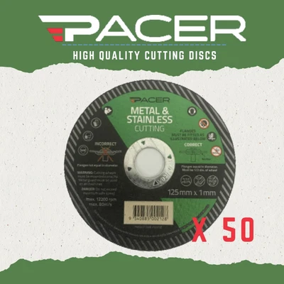 $79 • Buy 50 X 125mm X 1mm Cutting Disc Wheel Thin Angle Grinder Cut Off Metal Steel Flap