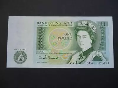 D.h.f.somerset Crisp Uncirculated £1 Note.1981 Duggleby Ref: B341 1981 Banknote • £5