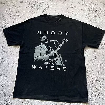 Muddy Waters Singer Gift For Fans Men All Size T-Shirt 4H1458 • $17.99