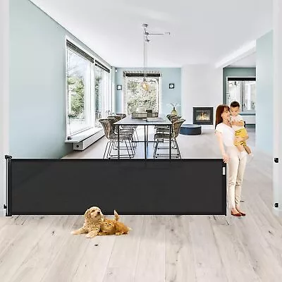 Baby Pet Dog Gate Retractable Safety Guard Toddler Stair Gates Fence Isolation • $48.88