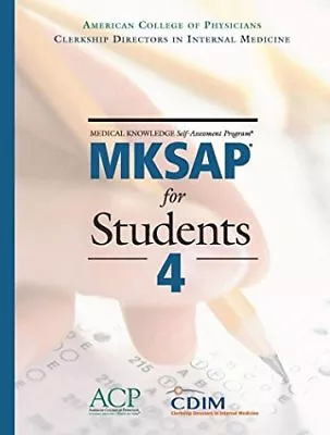 MKSAP For Students 4 (Mksap For Students Alguire) • $16.99