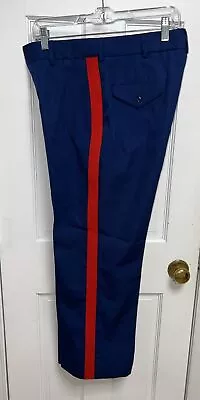 USMC U.S. Marine Corps Dress Blues Trousers Size 32 Short Actual 31 X 27.5 • $24.99