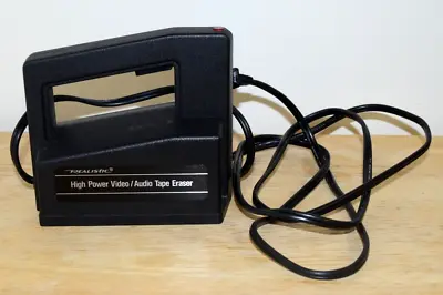 Pre-owned Realistic High-Power Video/Audio Tape Eraser Radio Shack 44-233A • $32.95