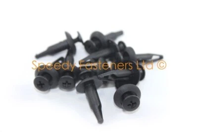 £4.99 • Buy 10x Yamaha Fairing Clips Plastic Panel Trim Clip Yamaha Motorcycle Screw Rivets