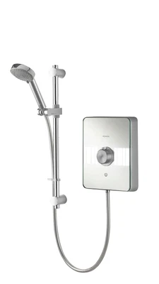 £389 • Buy Aqualisa Lumi Electric Power Shower Illuminated Mirrored 8.5kW Chrome LME8501