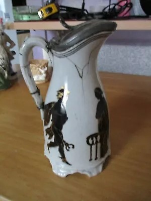 Victorian Lidded Jug T & R Boote Patent Mosaic • £6.99