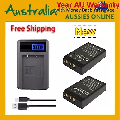 AUS Battery + Charger For PS-BLS5 Olympus Pen E-PL1 E-PL2 E-PL3 E-PL5 E-PL6 NEW • $32.55