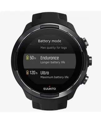 Suunto SS050019000 Men Sports Functional Watch Black Dial • $207.88