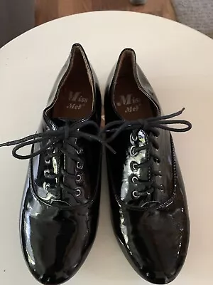 New!! MISS ME! Black Patent Ladies Shoes Size 6 • $12