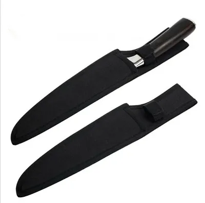 8 9 10 12 Chef Knife Blade Sheath Saya Tapered Guard Chef Knife Case Cover Bag • $14.29