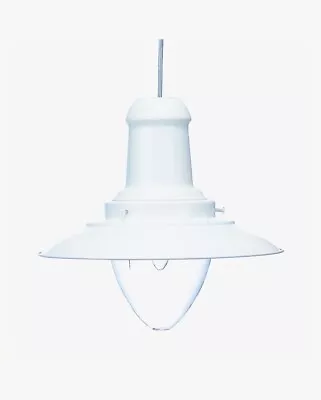 Marco Tielle White Fisherman Lantern Style Ceiling Light • £29.99