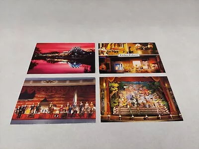 Walt Disney World Vintage 4 Postcards Hall Presidents Epcot Center Country Bear • $24.80