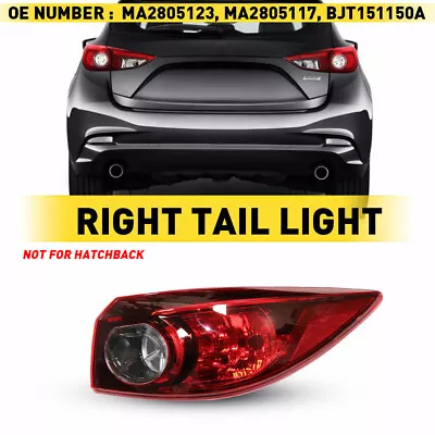 For Mazda 3 2014 2015 2016 2017 2018 Tail Light Rear Lamp Right Passenger Side • $53.99