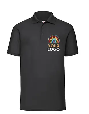 £18 • Buy Personalised Embroidered Polo Shirt Custom Printed Workwear T-Shirt Uniform Mens