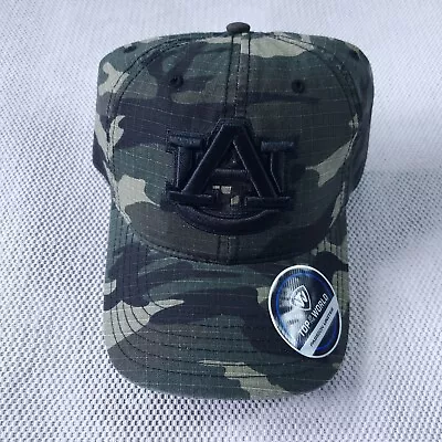 Auburn Tigers Top-of-The-World Adjustable Camouflage Relaxed OSFM Hat Cap NEW • $15.99