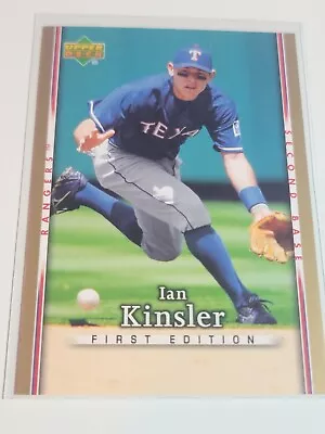 IAN KINSLER 2007 Upper Deck 1st Edition #152.  RANGERS • $2.50