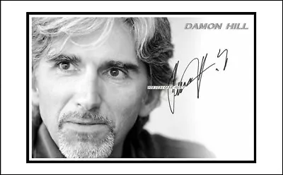 Damon Hill Autographed Pure Cotton Canvas Image. Limited Edition (DH-105)  • £9.59