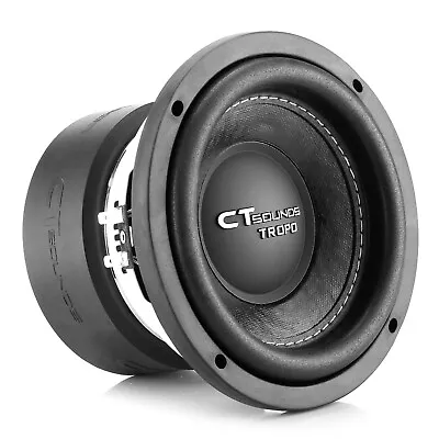 CT Sounds TROPO-6.5-D4 400 Watt Max Power 6.5 Inch Car Subwoofer - Dual 4 Ohm • $69.99