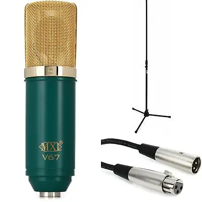 MXL V67G Large-diaphragm Condenser Microphone Bundle With Boom Stand And Cable • $135.94