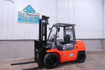 Toyota 7FDU35 8000# Pneumatic 6 Cyl DIESEL Two Stage Sideshift Low Hours! • $45900