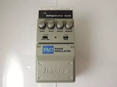 Ibanez PM7 Phase Modulator Effects Pedal Phaser Mod Free USA Shipping • $149.99