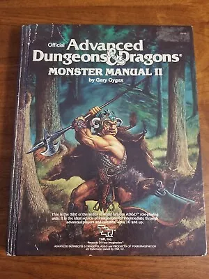 Monster Manual II Solid Condition - AD&D 1st Edition Monster Manual II TSR • $66.49