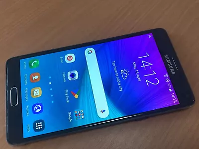 Samsung Galaxy Note N910F 32GB Black (Unlocked) Android 6 Smartphone • £54.95