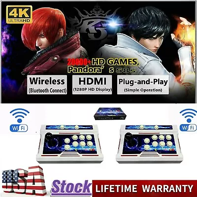 WIFI 20000+ In 1 Pandora Box 58S Retro Video Games Arcade Console 3D Bluetooth • $100.90