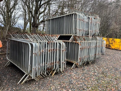 £15.50 • Buy Galvanised Crowd Safety Barriers        Pedestrian   Barriers