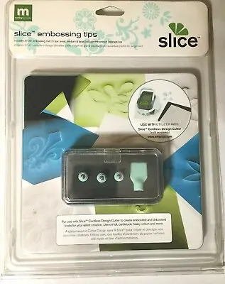 Making Memories Slice Embossing Tips Mat Utilizer Avec Cordless Cutter NEW • $10.36