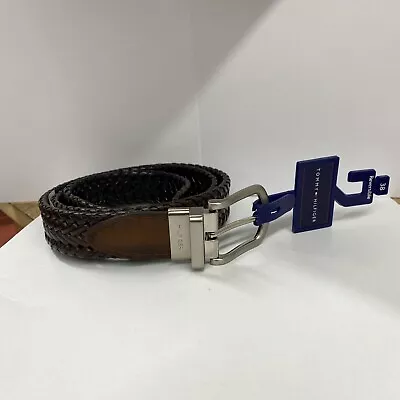 Tommy Hilfiger Reversible Braided Belt Sz 38 • $23.50