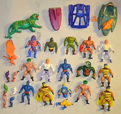 MOTU He-Man Figures Lot Vintage Masters Of The Universe Parts Legs Arms Mattel • $99.95