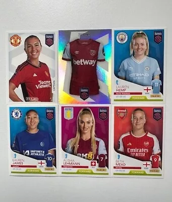 Panini Women's Super League Stickers Barclays WSL Official 2023 2024 #1 - #180 • £1.95