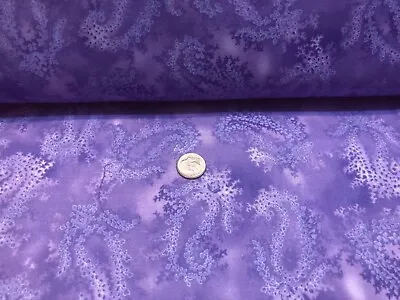 Fabric Robert Kaufman~LaScala-Lavender Purple Paisley-BHY • $6