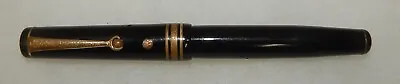 Wahl Eversharp Gold Seal Black Decoband Fountain Pen W/ 14K Nib • £152.03