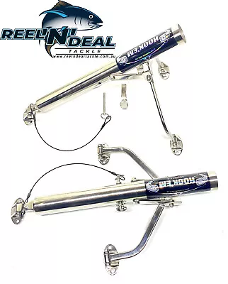 Hookem Wishbone Outrigger Base Set Pair - Game Fishing Trolling Tuna Marlin • $1199