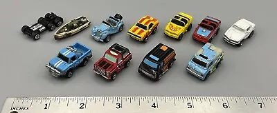 11 Vintage 1980's Galoob Micro Machines Lot Camaro Firebird Mercedes Van Boat • $27.99