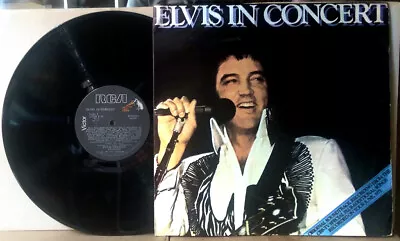 URUGUAY ONLY ORIGINAL Elvis In Concert 1977 SINGLE 1-LP SET WEIRD! • $49.99