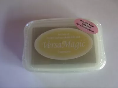 New! Tsukineko Versa Magic Multi-surface Chalk Ink Pad - Color: Sugarcane • $7.99