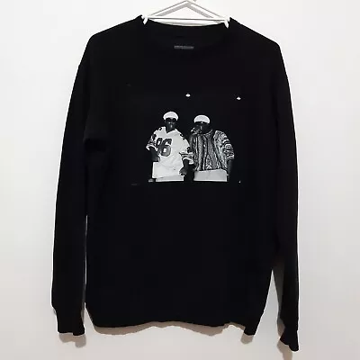 The Notorious B.I.G. Biggie Black Jumper Sweater Size Large • $24.95