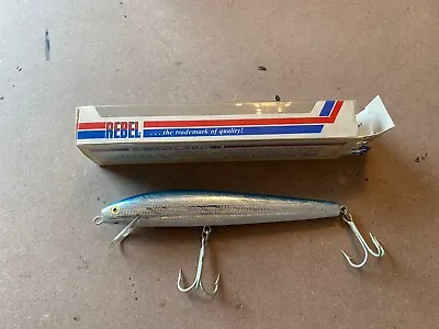 Vintage Rebel F-90 Super Minnow Windcheater Striper Fishing Lure • $30