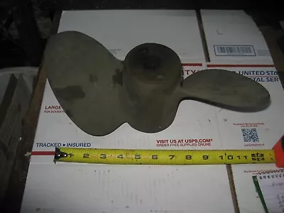 Vintage Brass Boat Motor Propeller  2 Blade Quicksilver  28269a1-15 • $26