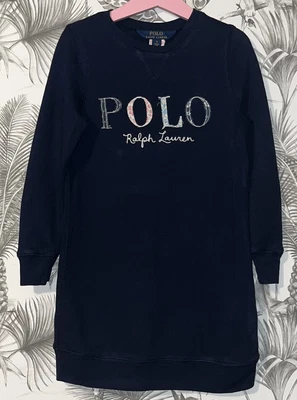 £12 • Buy Girls Age 5 (4-5 Years) Polo Ralph Lauren Navy Sweater Dress