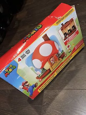 Super Mario Deluxe Toad House Playset Includes 2.5  Action Figure & Accessories • $30