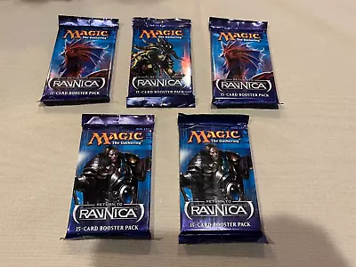 MTG Magic The Gathering  RETURN TO RAVNICA  Sealed Booster Packs X 5 Packs • $23