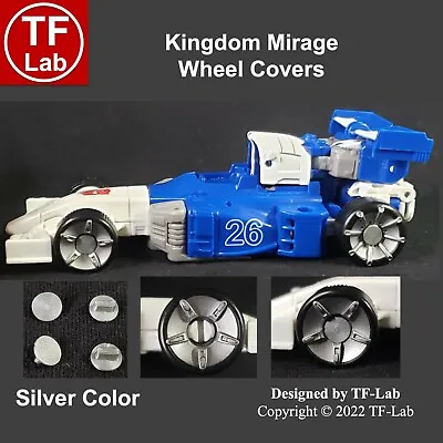 4x Wheel Covers Upgrade Kit For Transformers WFC Kingdom Mirage TF-Lab • $4.61