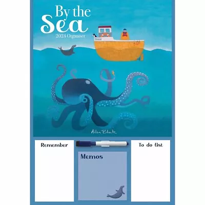 Ailsa Black By The Sea A3 Family Organiser 2024 - Art - Month To View • £8.98