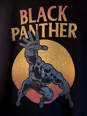 Black Panther Graphic T-shirt Shirt Monkey Retail Size M Marvel Comics • £8
