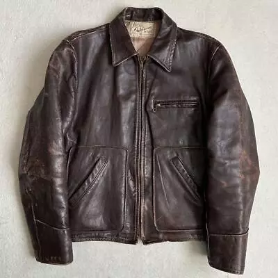 50's Hercules Riders Jacket Brown Sears Vintage • $950